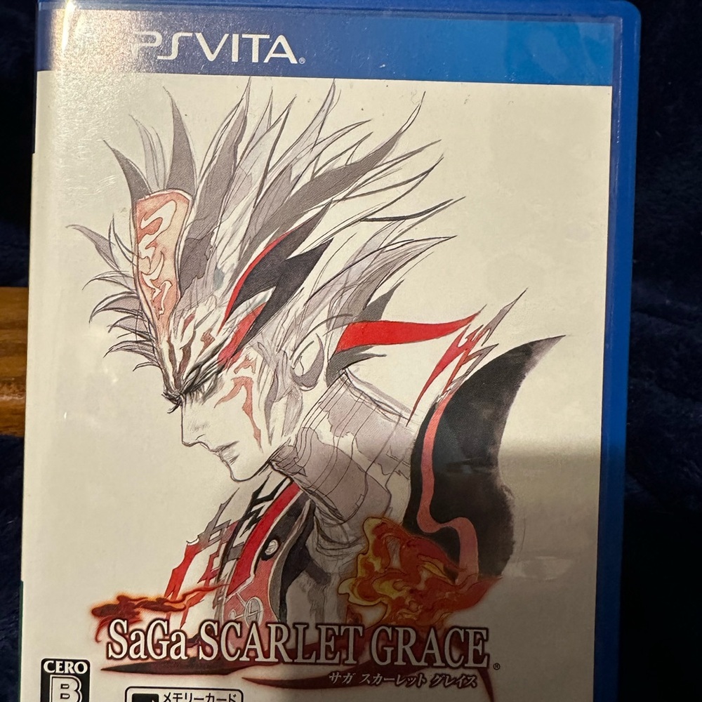 PS Vita Saga Scarlet Grace Japanese